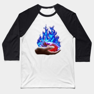 Burning heart Baseball T-Shirt